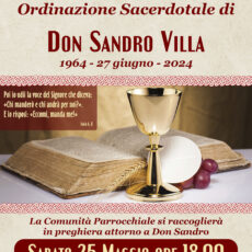 60° Anniversario di Ordinazione Sacerdotale di Don Sandro Villa